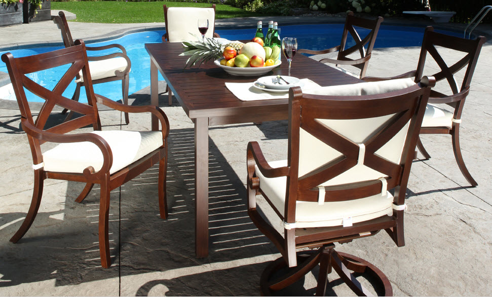 Get The Look Of Outdoor Teak Furniture, Teak Wood Outdoor Furniture Durability