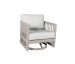 Una Swivel Chair Linen Side