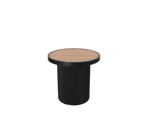 Roman 24 Rd SolTeak Side Table NABK